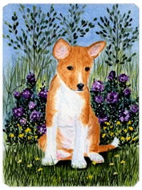 SS8108MP Basenji Mouse Pad- Hot Pad & Trivet