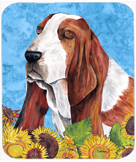 Basset Hound Mouse Pad, Hot Pad Or Trivet