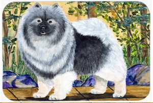 Keeshond Mouse Pad, Hot Pad & Trivet