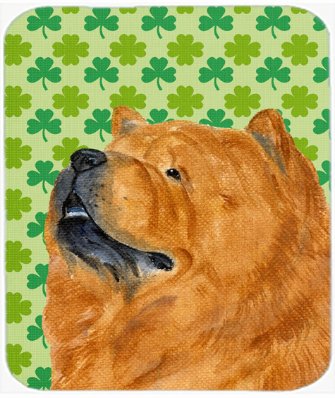 Chow Chow St. Patricks Day Shamrock Portrait Mouse Pad, Hot Pad Or Trivet