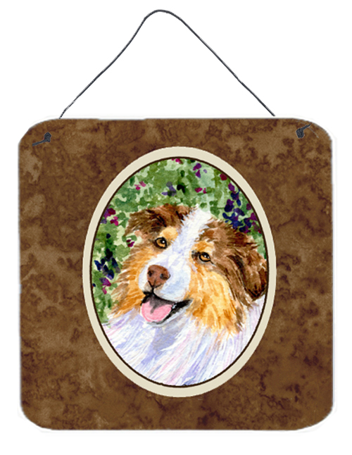 Australian Shepherd Aluminium Metal Wall Or Door Hanging Prints