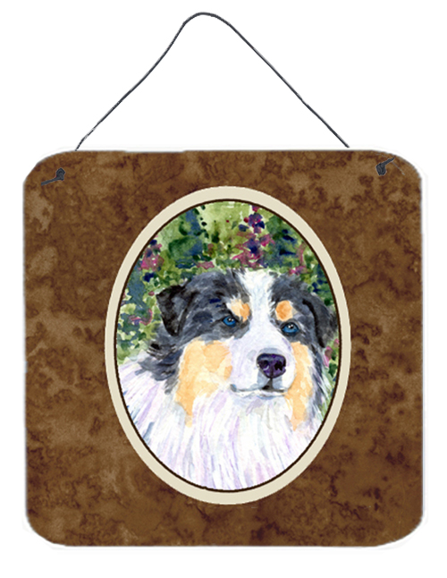 Australian Shepherd Aluminium Metal Wall Or Door Hanging Prints