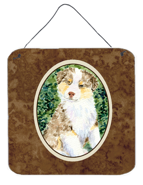 Australian Shepherd Aluminium Metal Wall Or Door Hanging Prints