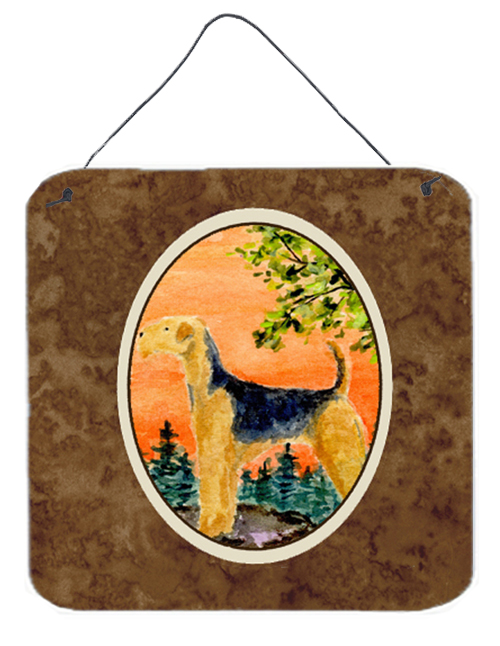 Airedale Aluminium Metal Wall Or Door Hanging Prints