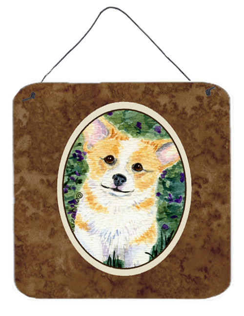 Corgi Aluminium Metal Wall Or Door Hanging Prints