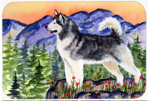Alaskan Malamute Mouse Pad, Hot Pad & Trivet