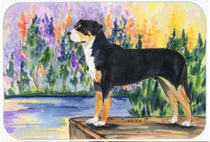 Greater Swiss Mountain Dog Mouse Pad, Hot Pad & Trivet