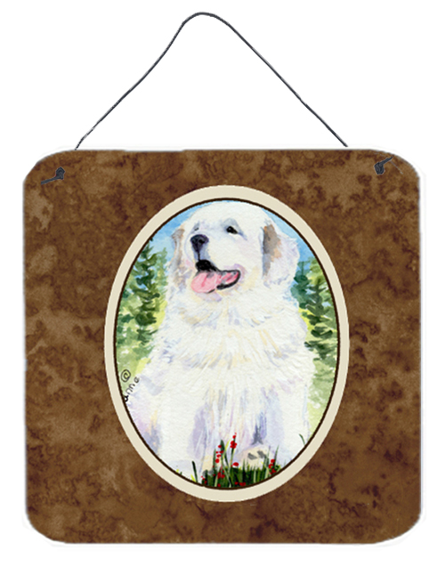 Great Pyrenees Aluminium Metal Wall Or Door Hanging Prints