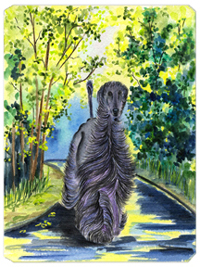 Afghan Hound Mouse Pad, Hot Pad & Trivet