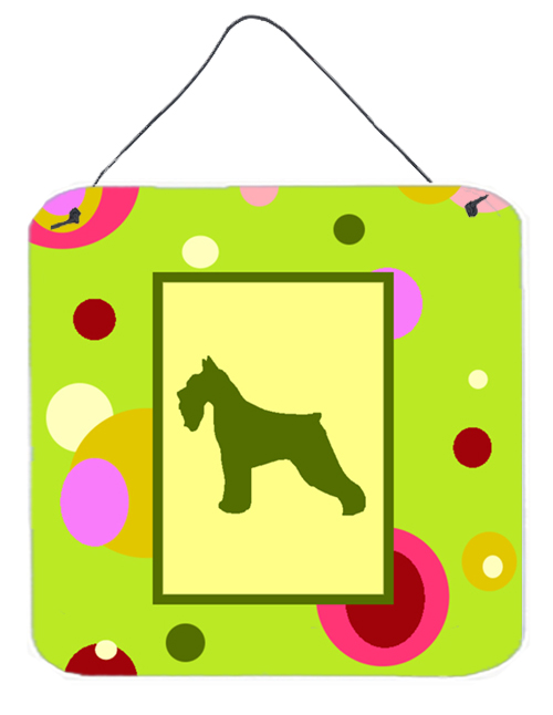 Schnauzer Aluminium Metal Wall Or Door Hanging Prints
