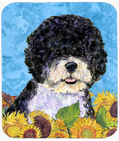 Portuguese Water Dog Mouse Pad, Hot Pad Or Trivet