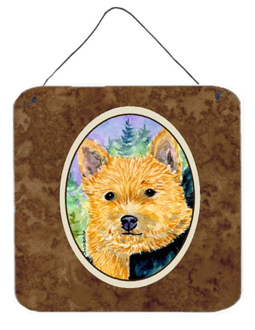 Norwich Terrier Aluminium Metal Wall Or Door Hanging Prints