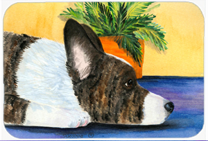 Corgi Mouse Pad, Hot Pad & Trivet