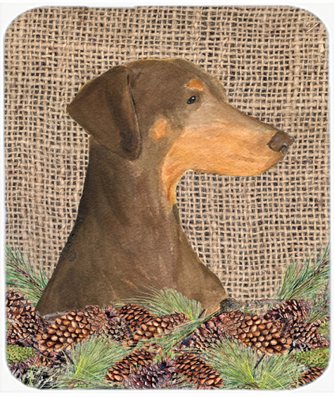 Doberman Mouse Pad, Hot Pad Or Trivet