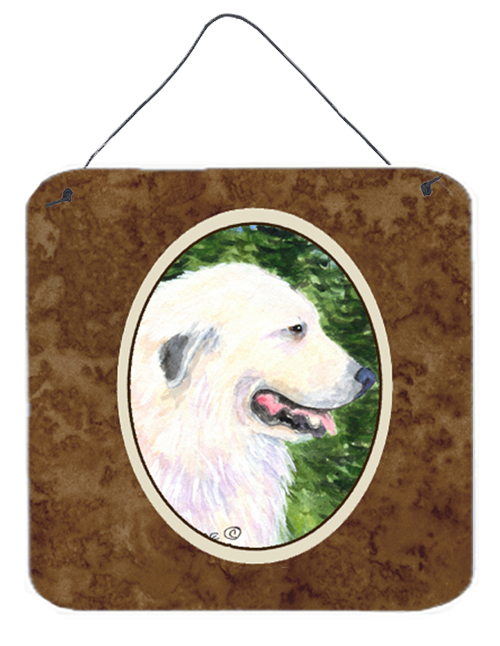 Great Pyrenees Aluminium Metal Wall Or Door Hanging Prints