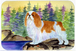 English Toy Spaniel Mouse Pad, Hot Pad & Trivet
