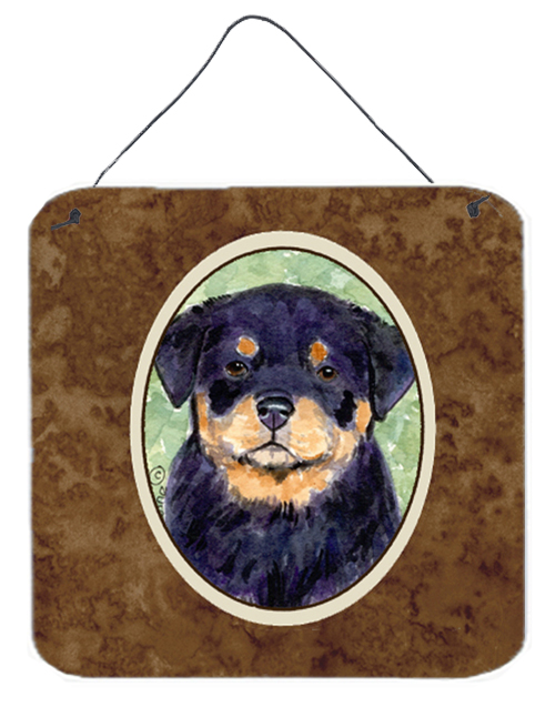 Rottweiler Aluminium Metal Wall Or Door Hanging Prints