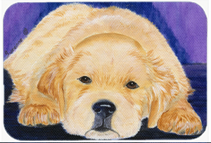 Golden Retriever Mouse Pad, Hot Pad & Trivet