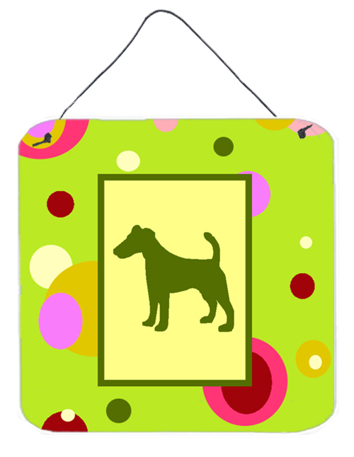 Fox Terrier Aluminium Metal Wall Or Door Hanging Prints