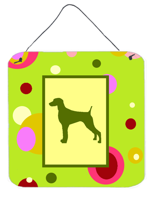 Weimaraner Aluminium Metal Wall Or Door Hanging Prints