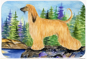 Afghan Hound Mouse Pad, Hot Pad & Trivet