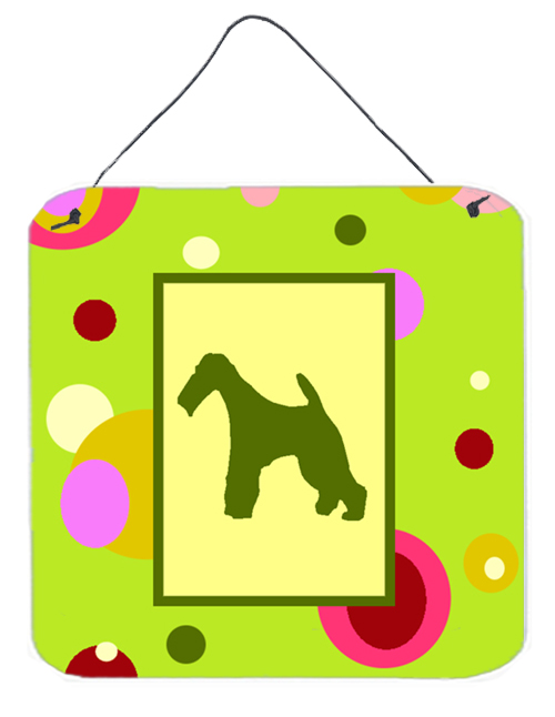 Fox Terrier Aluminium Metal Wall Or Door Hanging Prints