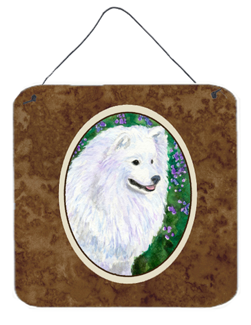 American Eskimo Aluminium Metal Wall Or Door Hanging Prints
