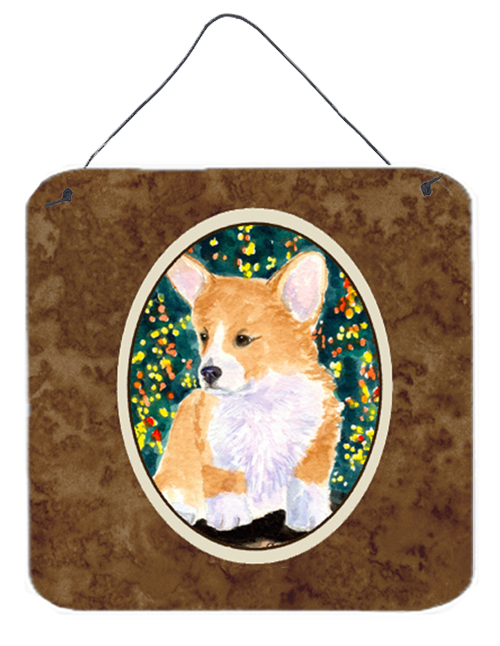 Corgi Aluminium Metal Wall Or Door Hanging Prints