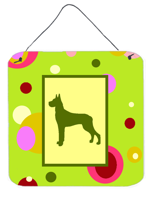 Great Dane Aluminium Metal Wall Or Door Hanging Prints