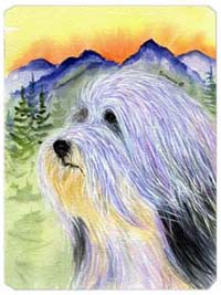 Bearded Collie Mouse Pad, Hot Pad & Trivet