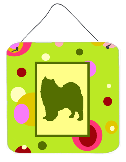 Samoyed Aluminium Metal Wall Or Door Hanging Prints