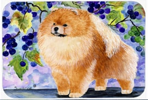 Pomeranian Mouse Pad, Hot Pad & Trivet
