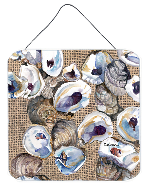 Oyster Aluminium Metal Wall Or Door Hanging Prints