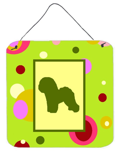 CK1108DS66 Bichon Frise Aluminium Metal Wall Or Door Hanging Prints