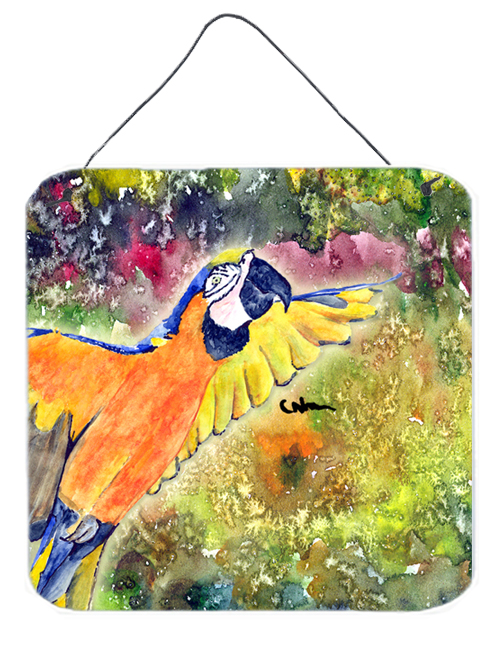 Parrot Aluminium Metal Wall Or Door Hanging Prints