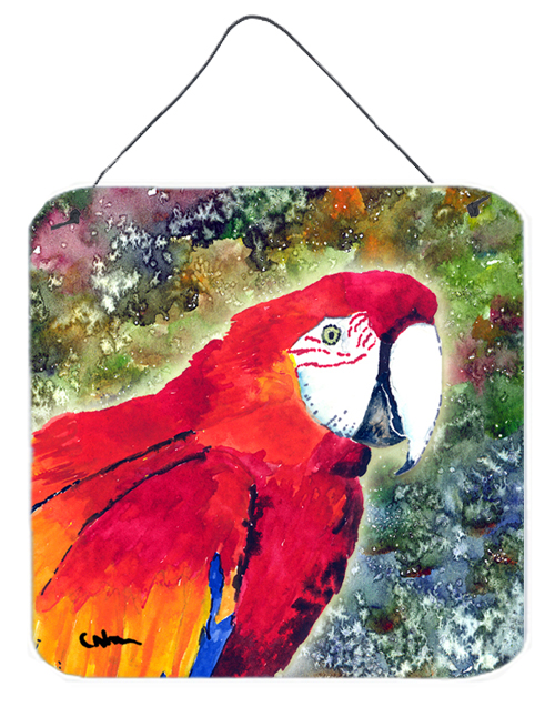 Parrot Aluminium Metal Wall Or Door Hanging Prints