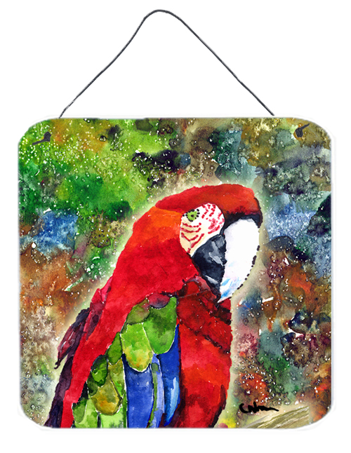 Parrot Aluminium Metal Wall Or Door Hanging Prints