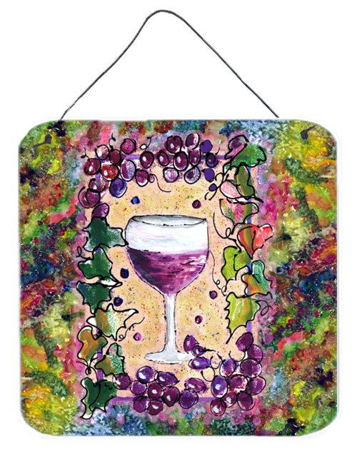 Wine Aluminium Metal Wall Or Door Hanging Prints