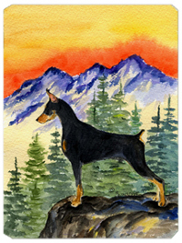 Doberman Mouse Pad, Hot Pad & Trivet