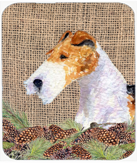 SS4069MP Fox Terrier Mouse Pad- Hot Pad Or Trivet