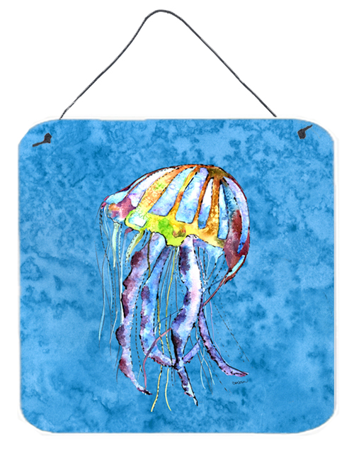 Jellyfish Aluminium Metal Wall Or Door Hanging Prints
