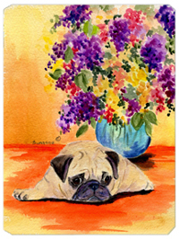 SS8294MP Pug Mouse Pad- Hot Pad & Trivet