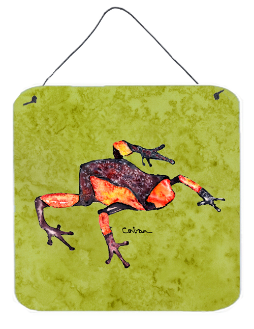 Frog Aluminium Metal Wall Or Door Hanging Prints