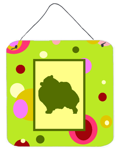 Picture of Carolines Treasures CK1145DS66 Pomeranian Aluminium Metal Wall Or Door Hanging Prints