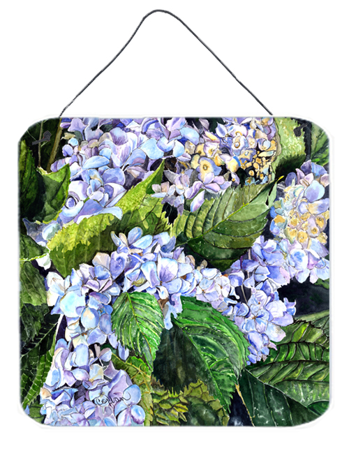 Hydrangea Aluminium Metal Wall Or Door Hanging Prints