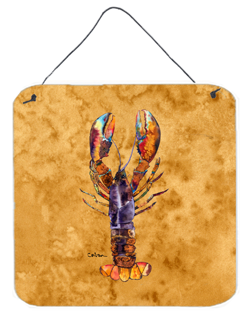 Lobster Aluminium Metal Wall Or Door Hanging Prints