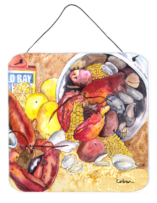 Lobster Aluminium Metal Wall Or Door Hanging Prints