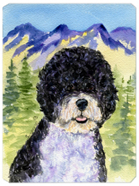 Portuguese Water Dog Mouse Pad, Hot Pad & Trivet
