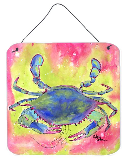 Crab Aluminium Metal Wall or Door Hanging Prints