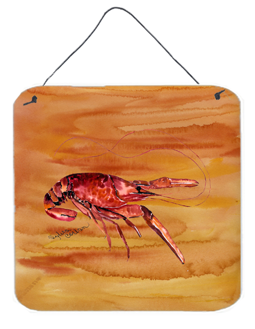 Crawfish Aluminium Metal Wall or Door Hanging Prints